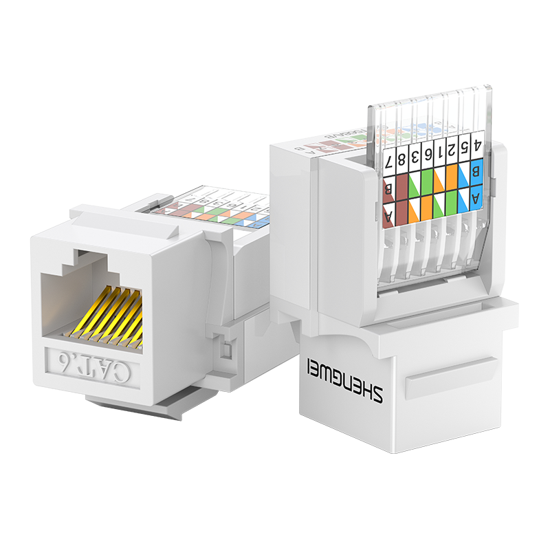 CMK6003H 六類(lèi)網(wǎng)絡(luò)模塊 CAT6免打鍍金網(wǎng)絡(luò)面板模塊 RJ45水晶頭電腦網(wǎng)線插座連接頭